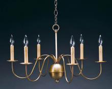 Northeast Lantern 969-AB-LT8 - Hanging S-Arms Antique Brass 8 Candelabra Sockets